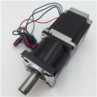 Ratio 100:1 Geared Stepper Motor Nema23 Planetary Gearbox L76mm 3A Stepper 4Wire CNC Router Engraver Kit