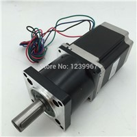 Ratio 5:1 NEMA23 Planetary Geared Stepper Motor 57mm L112mm 4.2A 4Leads 2 Phase for DIY CNC Router