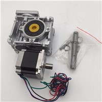 Nema23 2phase Stepper Motor L56mm 3A 7.5:1 Worm Geared Reducerfor CNC Router