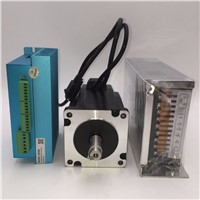 CNC 4Nm 572oz-in 2phase Closed-loop NEMA 34 Stepper Motor Drive Kit with 48v Power Supply for CNC Router