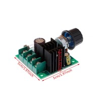 1PC 9V-50V 10A PWM DC Motor Speed Controller with Knob Adjustable Speed Regulator #S018Y# High Quality