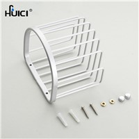 HUICI Chrome Stainless Steel Paper Holder Box Toilet Paper Holder Tissue Holder Concise Wall Mounted  basket bath paper holders