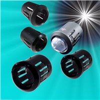 100Pcs/Lot Lamp Socket Diode Holder Plastic Black Clip Bezel Mount Useful 3mm 5mm 8mm 10mm LED