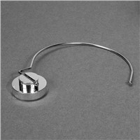 Simple fashion Ring Shape Stainless Steel Vacuum Suction Cup  sucker no trace installation Bathroom Towel Shelf Bar Rack