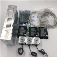 39oz.in 3 Axis Stepper Motor Kit Nema17 + Power Supply +5Axis Breakout Board for 3D Printer 3 Axis Kit
