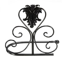 Vintage Classical Iron Toilet Paper Towel Roll Holder Bathroom Wall Mount Rack