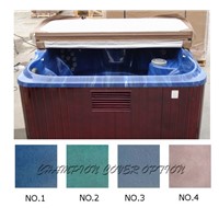 Spa Cover leather only Strong Hot tub cover skin only replacement vinyl any size, shape, swim spa cover leather bag