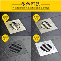Black copper body deodorant floor drain core bathroom washing machine drain anti blocking filter matte matte