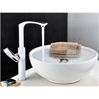 fashion high quality colorful brass Hot and Cold bathroom single lever high  sink faucet basin tap vessel poll mixer