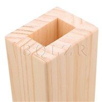 3.5x2CM Closed Square Hole Wood Furniture Lifter Bed Table Riser Add 8cm BQLZR