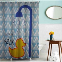 New Waterproof Shower Curtain Cartoon Bathroom Curtains High Quality Bath Bathing Sheer For Home Decoration