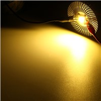 90x10mm DIY Lamp Cooling Cooler 10W High Power LED Light Aluminum Heatsink With Warm White LED Chip