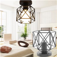 Mabor Lampshades Vintage Retro Iron Cage Lampshade Pendant Lamp Cover Lighting Accessory