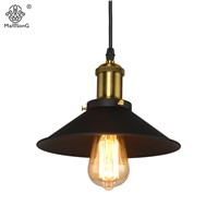 Pendant Light Retro Iron Creative Vintage Industrial Loft E27 AC Little Black Dress Lamp For Decorative Bar Cafe Indoor Lighting
