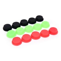 Silicone 10Pcs Tailcaps for Flashlights Flashlight Torch Tailcap Switch Cap LED Flashlight DIY Parts Random Color