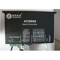 Leadshine servo driver ACS806 work at 48- 80VDC Out 0A to18A work with 400W servo motor ACM604V60-01-2500 CNC