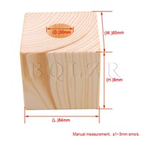3cm Dia Round Hole Wood Furniture Lifter Bed Table Safa Risers Add 5cm BQLZR