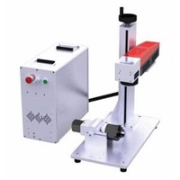 10w portable key ring/chain fiber laser engraving marking machine