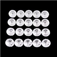 Hot 5pcs/lot 10/25/45/60 Degree LED Lens ,strip Led Lens For CREE XML XML2 LED