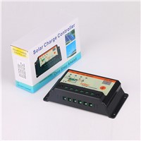 10A 20A 30A 12V/24V solar charge controller,solar regulator for solar panel system use, LED light display.cheap price