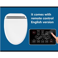Intelligent Heated Toilet Seat Remote Control Smart Bidet Toilet Seats WC Sitz Water Closet Automatic Toilet Lid Cover Female