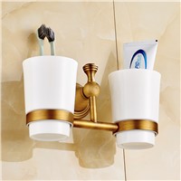 WORID brand hot  selling X-5049 full copper classic cup&amp;Tumbler holders with double ceramic cups
