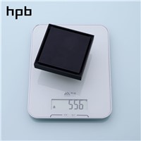 HPB Bathroom Anti-odor Floor Drain Brass Shower Grate Drain 4 Inch Black Lacquered Square Floor Drainer  Bathroom Filter HP7903b
