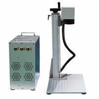 Laser Marking Machine 20W Fiber Optical 4th Rotary Metal Engraving Working Area Option 100x100|200x200mm Laser Marking Machine