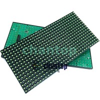 P10 Semi-outdoor Green color  LED screen module 1/4 scan drive 320*160mm 32*16 pixel hub12 scrolling message advertise display