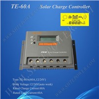 12v/24v auto work Solar Panel Voltage Regulator Controller 60A, 2 Years Warranty, CE &amp; ROHS Approved