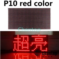 semi-outdoor P10 320*160mm 32*16pixels Red color non-waterproof LED scorlling sign display module high brightness 50pcs/lot