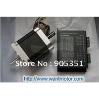 NEMA 34 Stepper Motor 11.2N.m ,Dual Shaft 85BYGH450C-012B &amp;amp;amp; CNC Stepper Driver 7.8A DQ860MA CNC mill kit