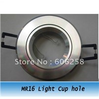 High-light double-ring case for MR16 lamp cup led ceiling Light Cup 10pcs