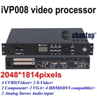 iVP008 LED Video Processor 2048*1814 pixels Signal Processor System CVBS/YPbPr/VGA/HDMI/DVI input For LED rental Display