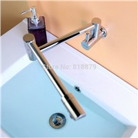 1/2 Brass kitchen swiveling tap bathroom lavatory rotating single cold water tap outdoor garden wall tap bibcocks