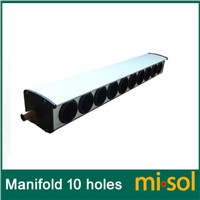 manifold (10 holes, diameter: 58mm) for solar collector, for solar water heater