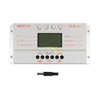 MPPT 30A solar charge controller 5V USB Charger 12V 24V Solar Panel Battery LCD Charger Controller auto work mppt 30 30Amps