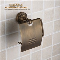 Vintage Brass Bathroom Hardware Toilet Tissue Paper Roll Holder 3311301