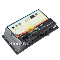 10Pcs 20A Daul Battery Solar Charge Controller with MT-1 Display to Show All the Parameters 12V 24V Auto Work Settable BAT Type