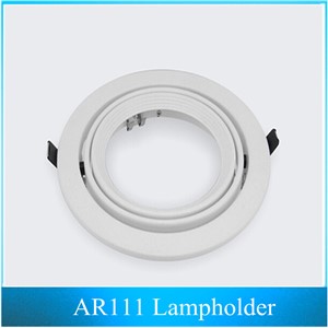 Round Embedded AR111 Lamp Holder Par30 Spotlight Stand 20pcs