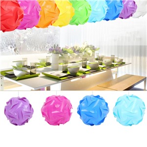 30pcs DIY Lampshades  M Plastic IQ Puzzle Creative Jigsaw Living room Bar Decor Light Lamp Shade for Lamps Pendant Lights