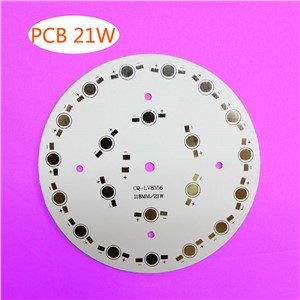 10pcs/lot 21W LED PCB, 118mm for 21pcs LEDs, aluminum plate base, Aluminum PCB Printed Circuit Boards, high power 21W LED DIY PC