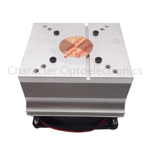 2PCS  Free delivery aluminum heat sink cooling fan 20W 50W 100W high power LED lamp 80degree 44mm lens + reflective + bracket