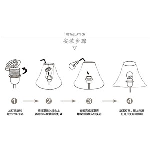 14 pcs E27 handmade classic decorative lampshade flax table lamps fabric cover Rustic Country retro E27 medium