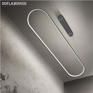2017 New Creative modern thin LED pendant lights Kitchen suspension hanging ceiling lamp for dinning room lamparas colgantes
