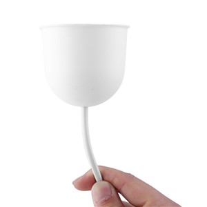 White E27 Lamp Holder with 1.2M Power Cord Lamp Bases Flame Retardant PC Plastic Can Be Hung Lampshade S11-01