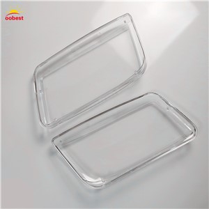 2pcs Left &amp; Right Headlight Headlamp Clear Lenses Shell Lens Clear Cover Lamp Transparent For Volkswagen Bora 99-05 car styling