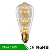 st64 220v Incandescent light bulb 40w bulbs decorative filament bulb lighting bombilla E27 pendant lamp vintage edison bulb