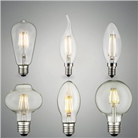 Antique Retro Vintage LED Edison Bulb E27 LED Bulb E14 Filament Light G80 G95 ST64 220V Glass Bulb Lamp 2W 4W 6W Bombillas Lamp