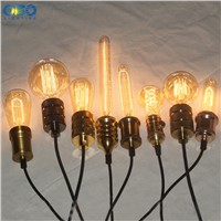 Edison Incandescent Light Bulbs E27 Lamp Holder 110V/240V 2300K Vintage Decoration Warm Lights 40W-60W